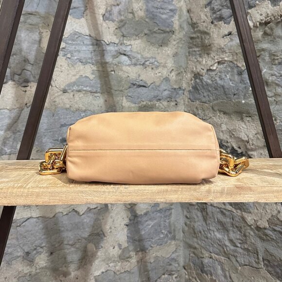 Bottega Veneta Light Brown Leather The Chain Pouch Clutch - Picture 8 of 14